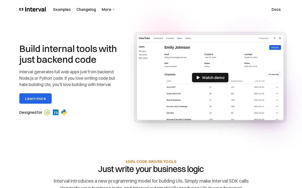 Interval — preview screenshot