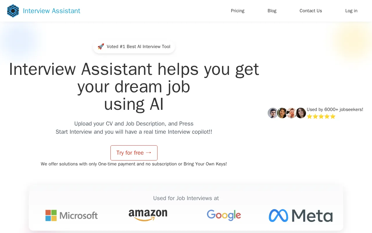 Interview Assistant — preview screenshot