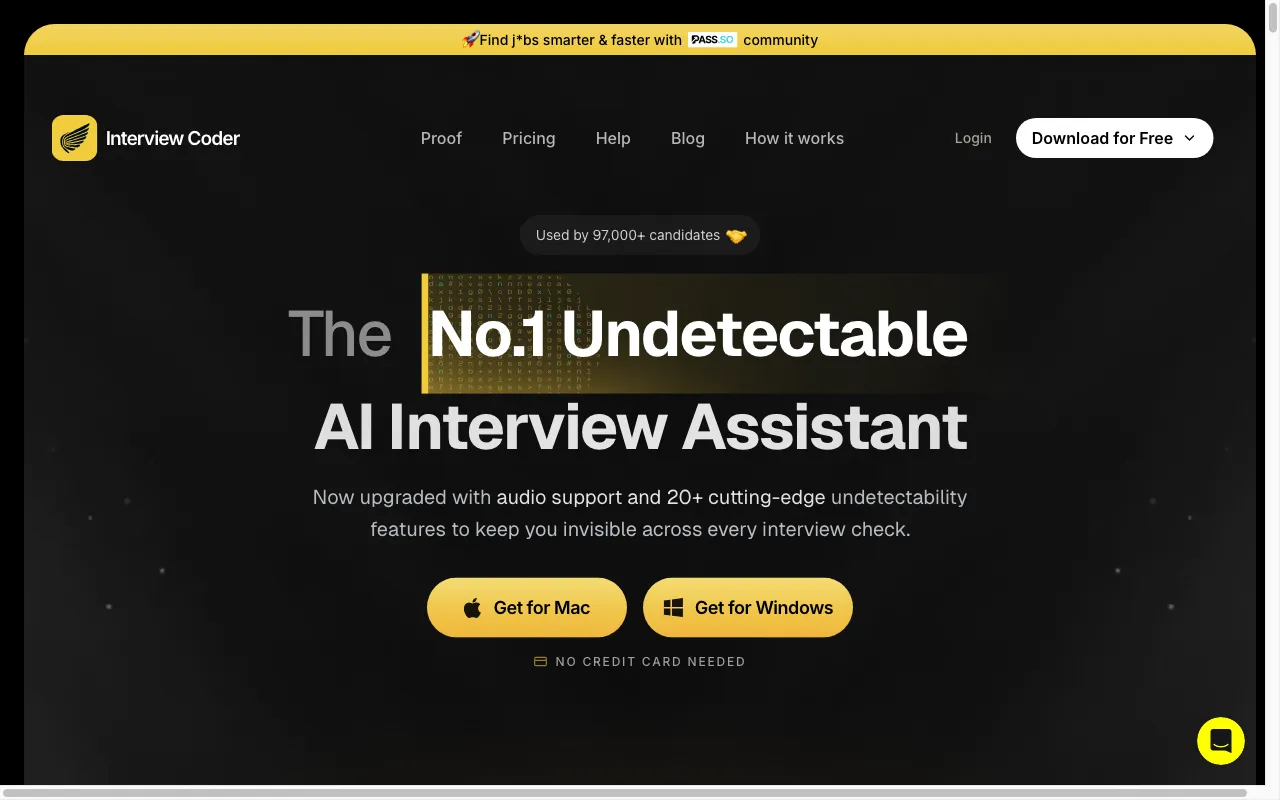 Interview Coder — preview screenshot
