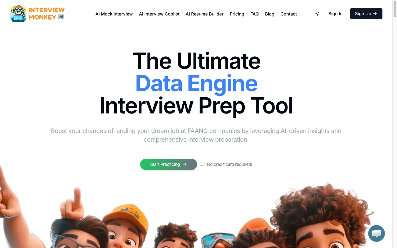 Interview Monkey AI — preview screenshot