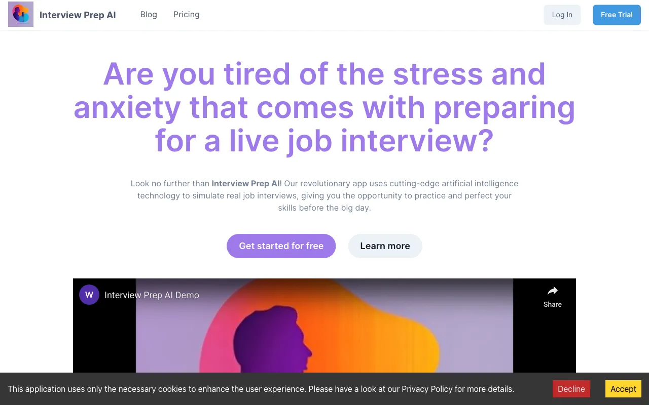 Interview Prep AI — preview screenshot