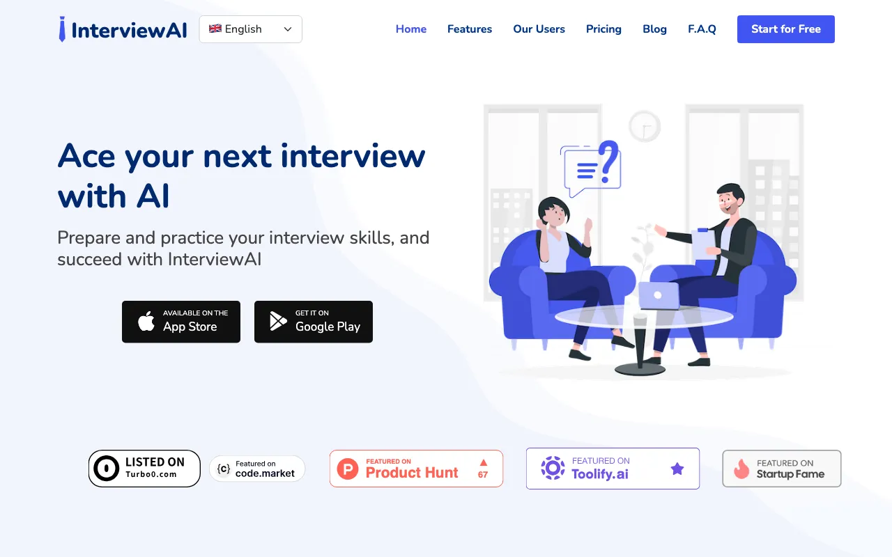 InterviewAI — preview screenshot