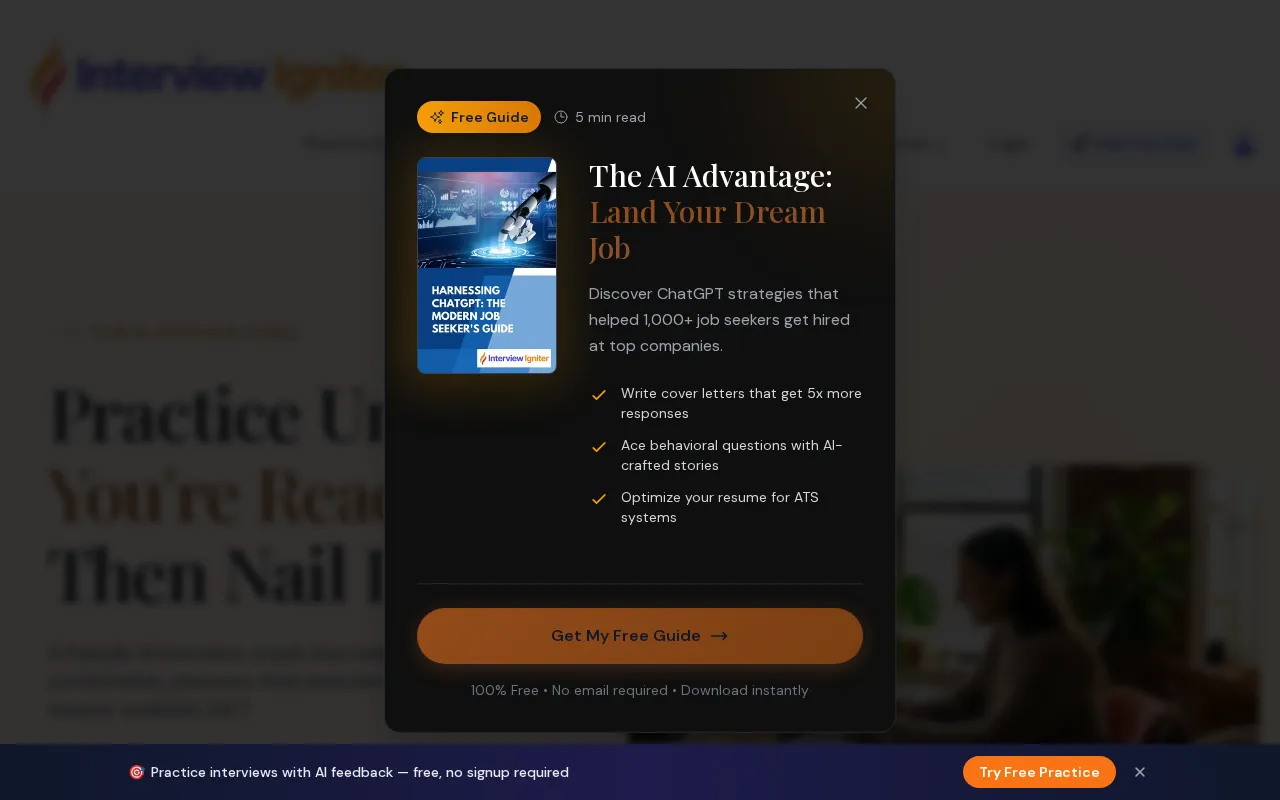 Interviewigniter — preview screenshot