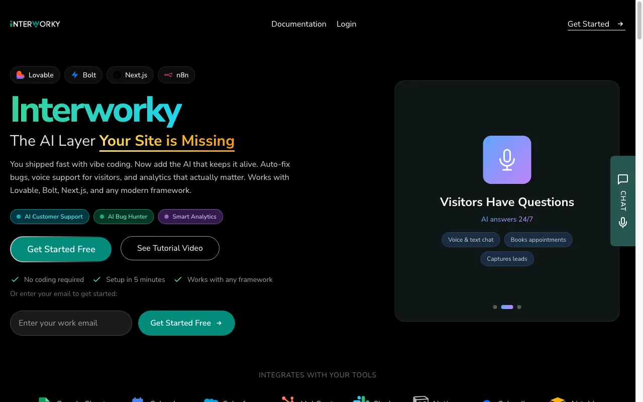 Interworky — preview screenshot