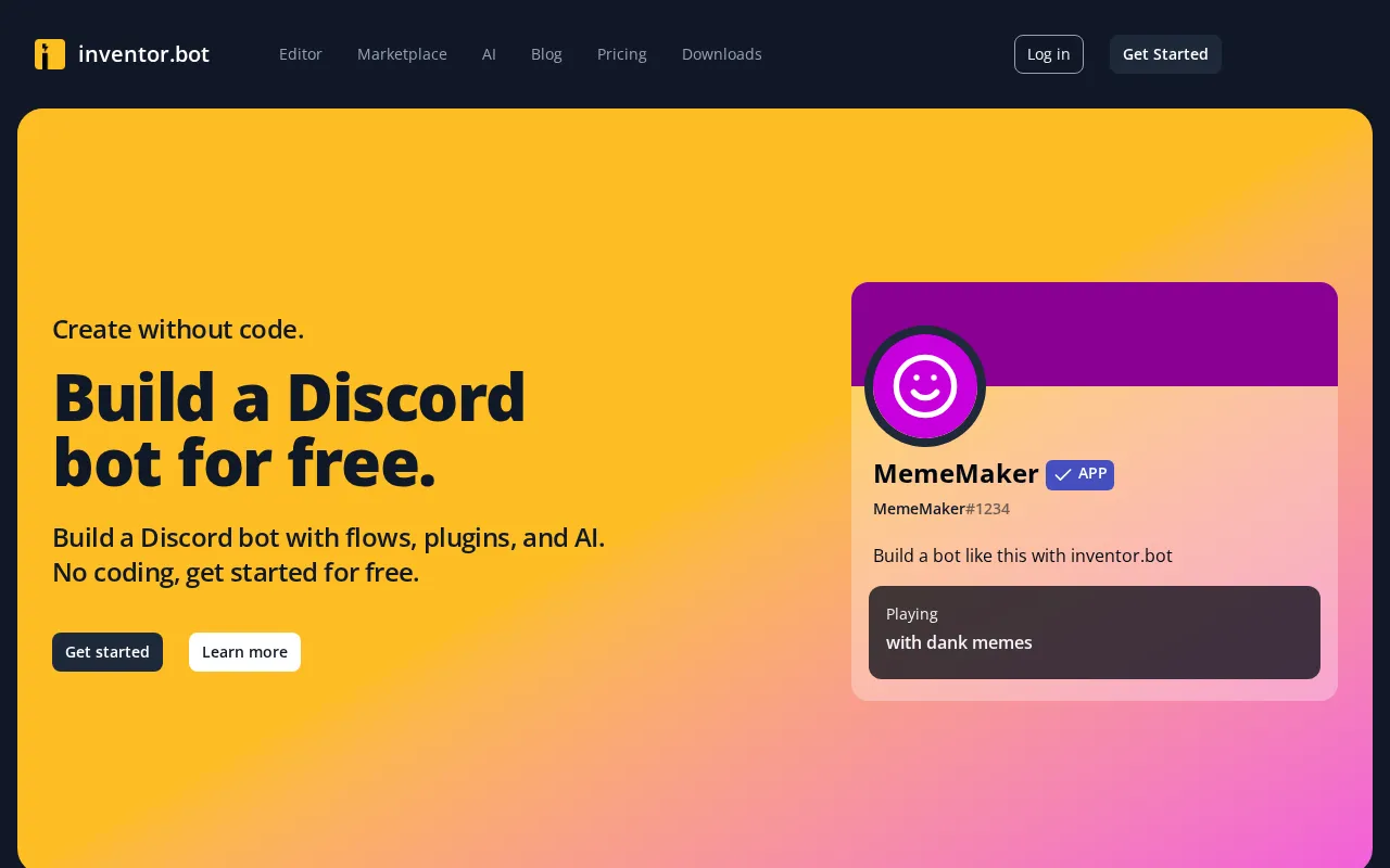 inventor.bot — preview screenshot
