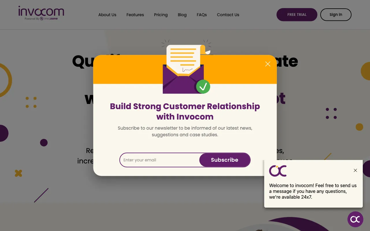 Invocom — preview screenshot
