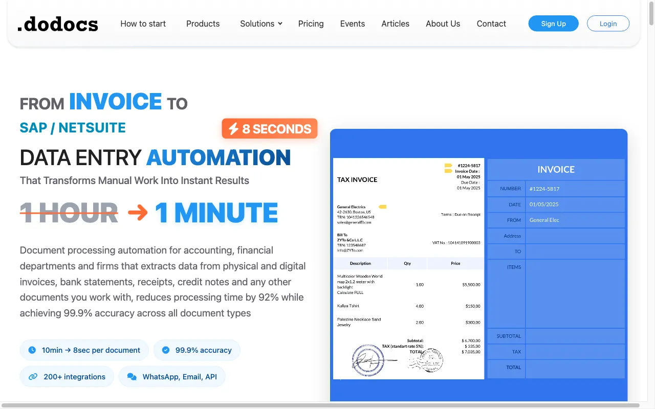 Invoice Matchpoint by .dodocs.AI — preview screenshot