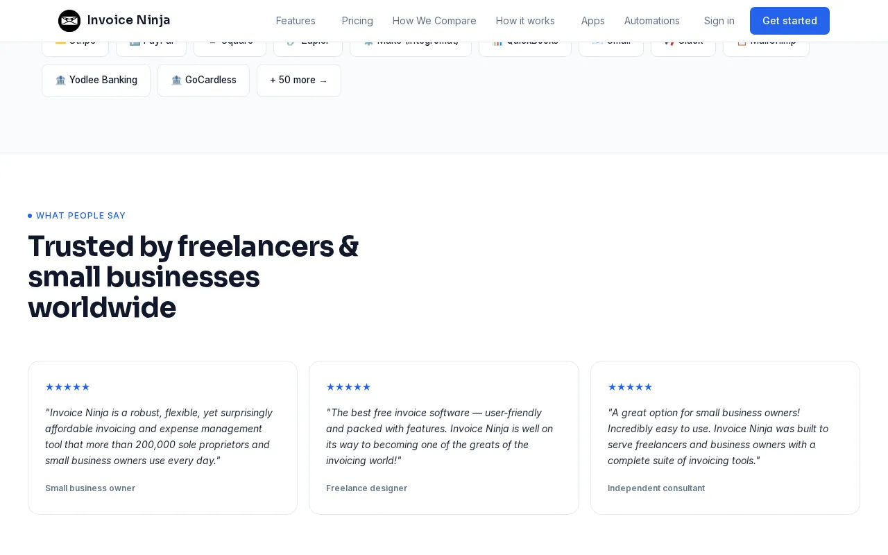 Invoice Ninja — preview screenshot