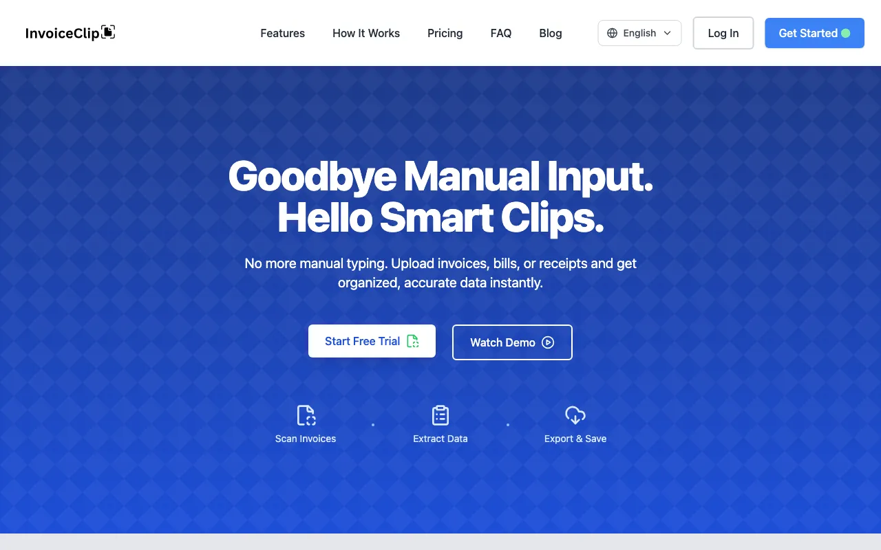 InvoiceClip — preview screenshot