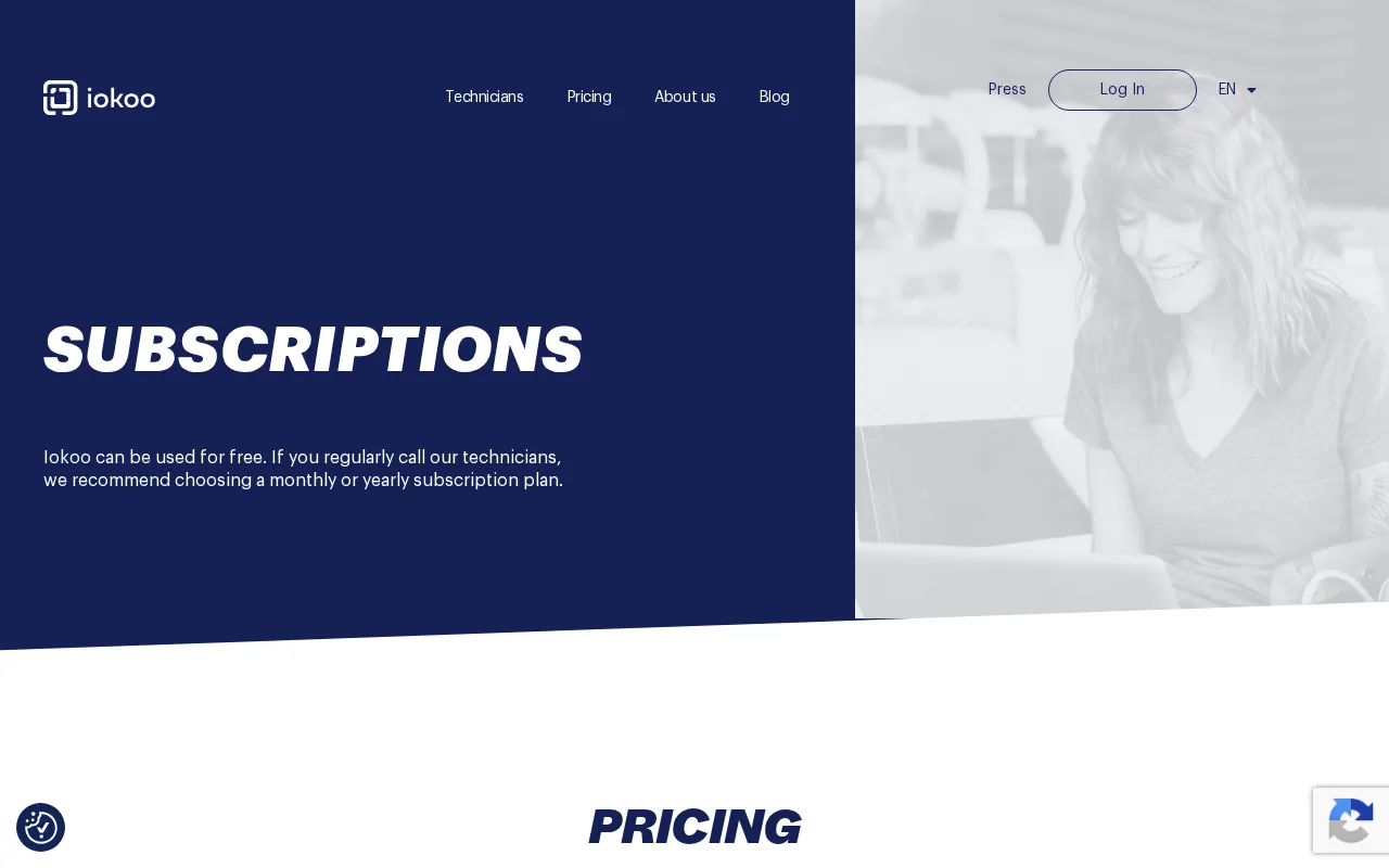 Iokoo — pricing page