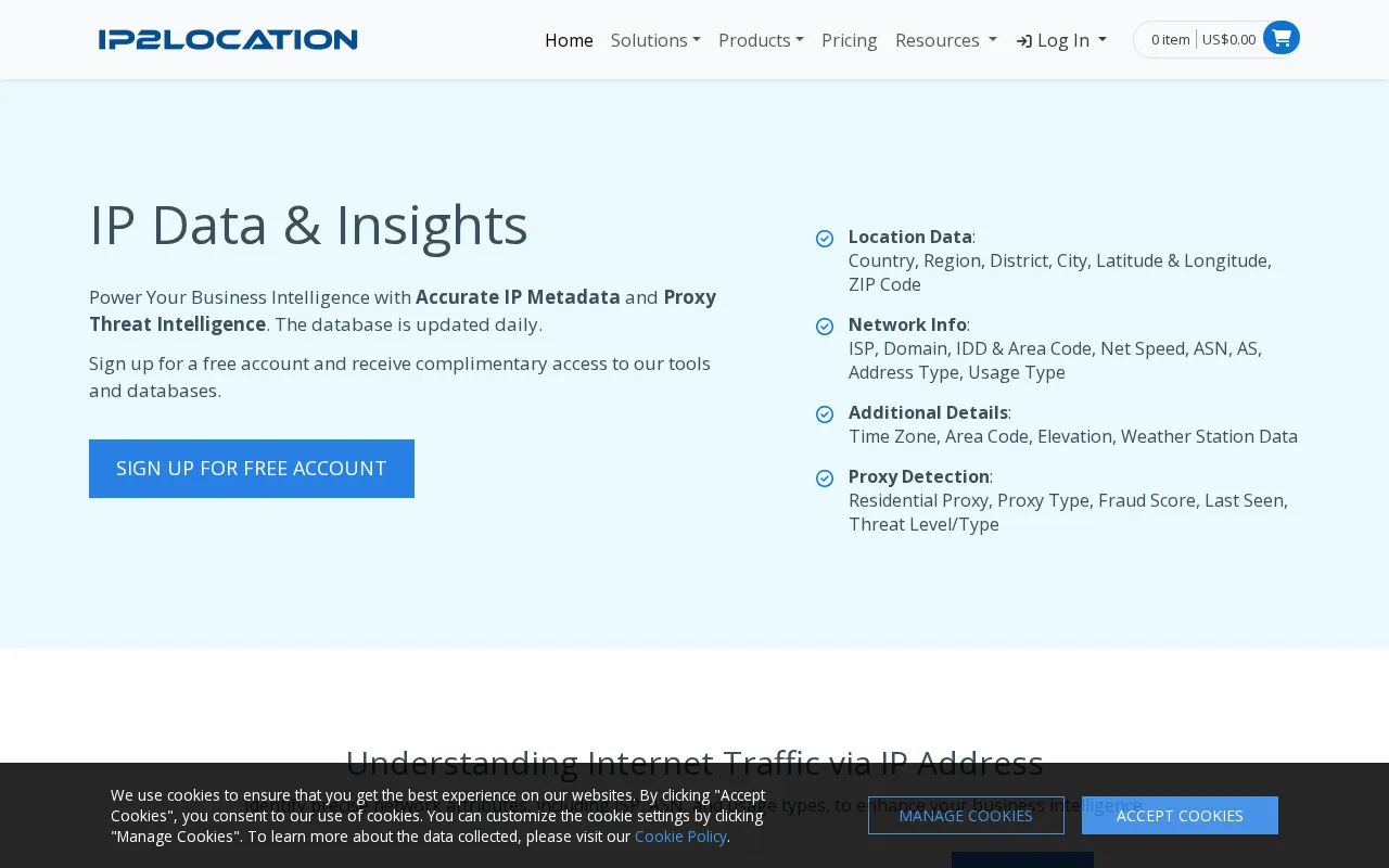Ip2Location — preview screenshot