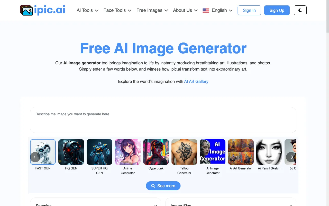 ipic.ai — preview screenshot