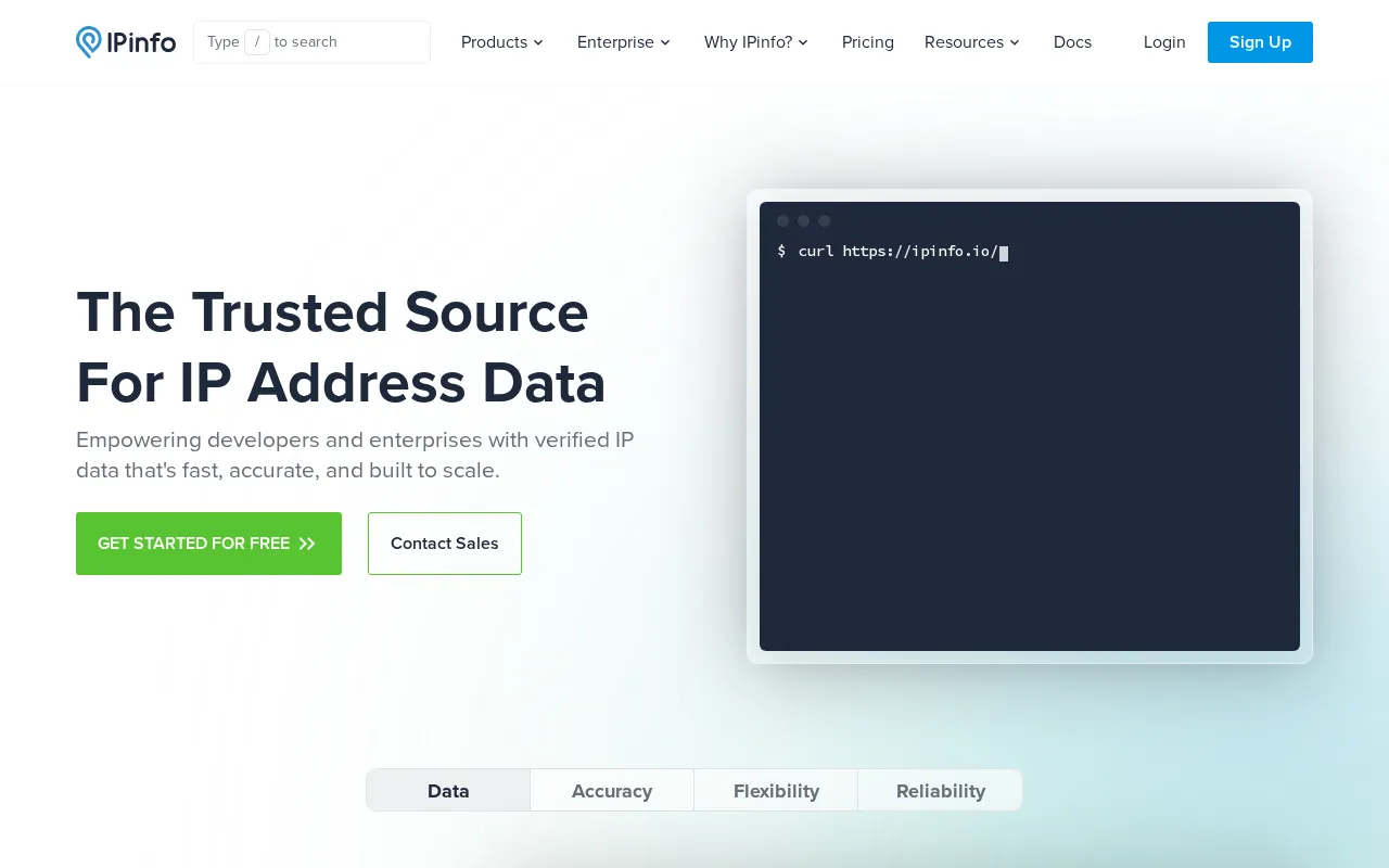 Ipinfo — preview screenshot