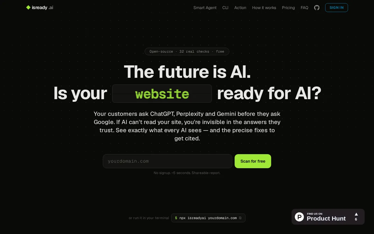 IsReady.AI — preview screenshot