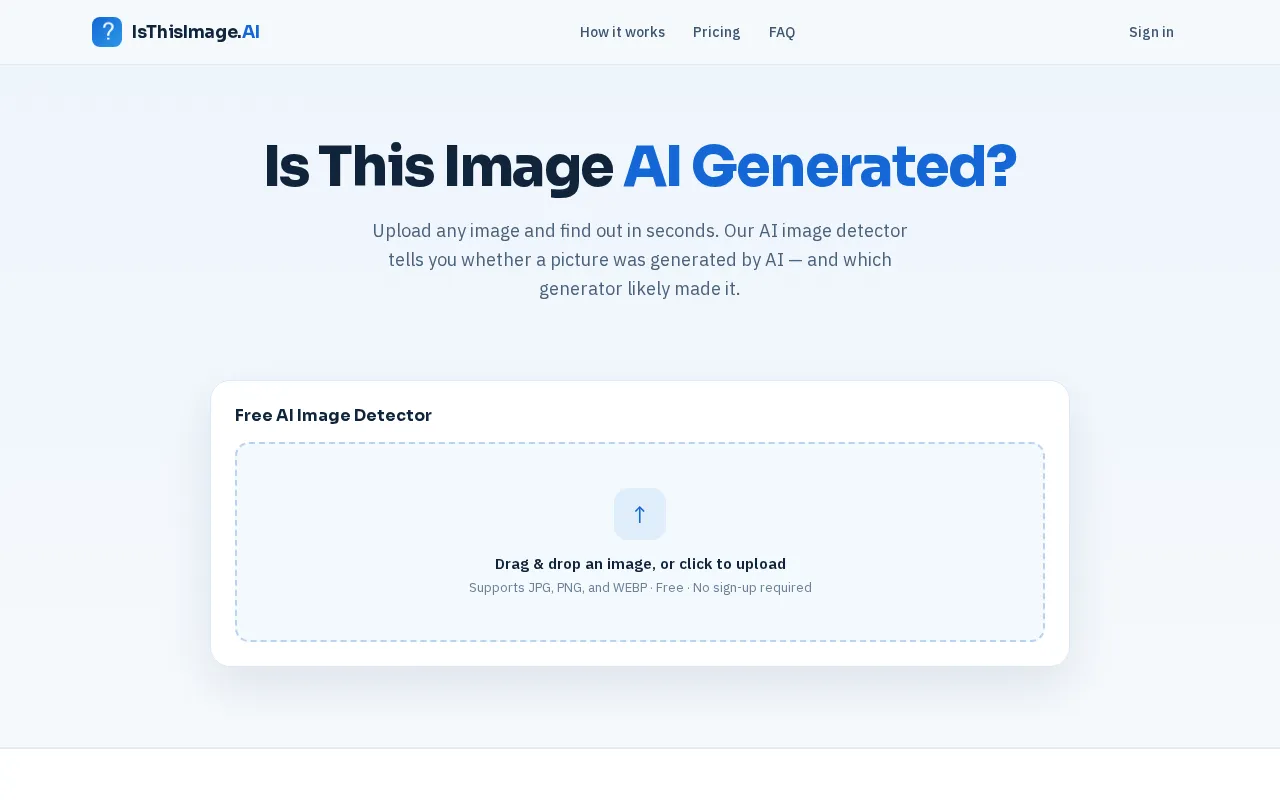 IsThisImage.AI — preview screenshot