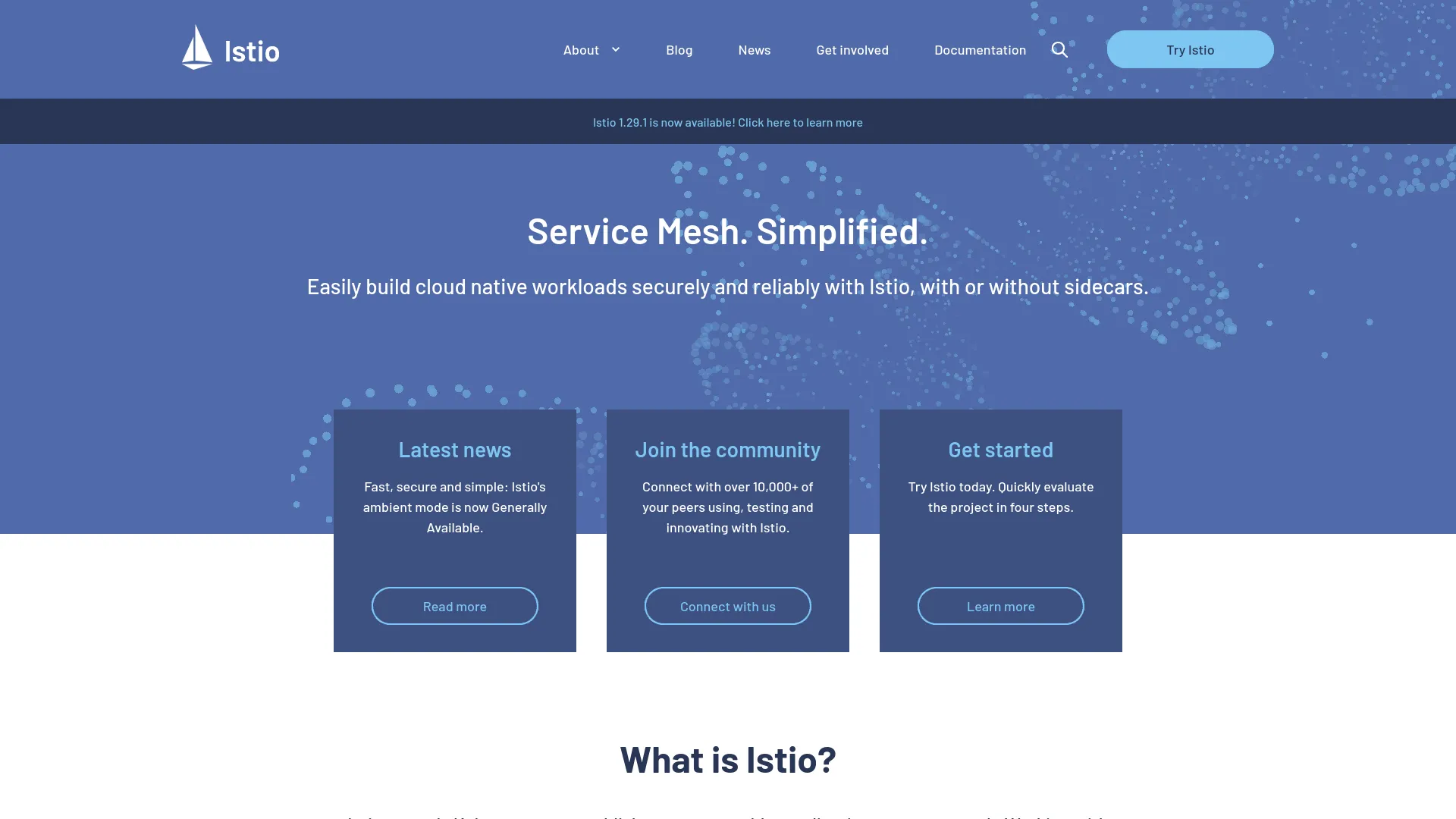 Istio — preview screenshot