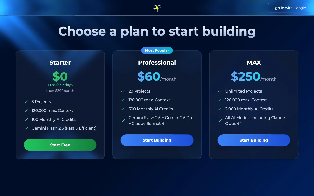 iSwift.dev — pricing page