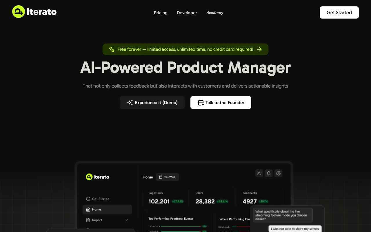 Iterato — preview screenshot