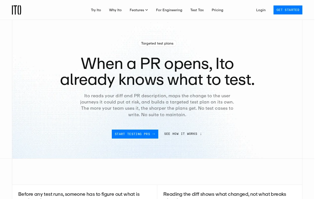 Ito — pricing page
