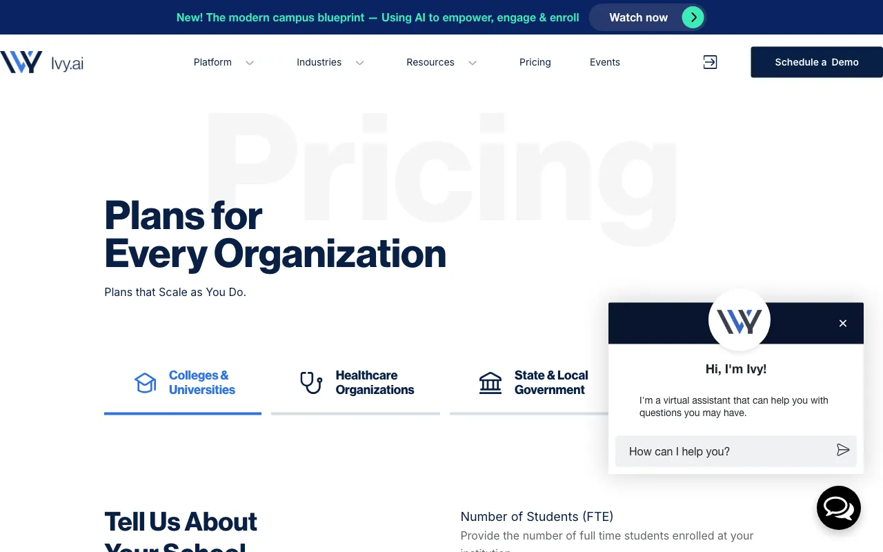 IvyQuantum — pricing page