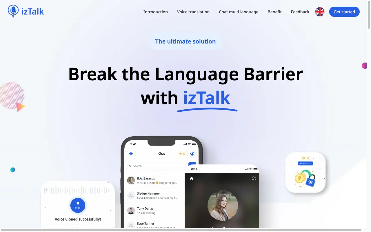 izTalk — preview screenshot