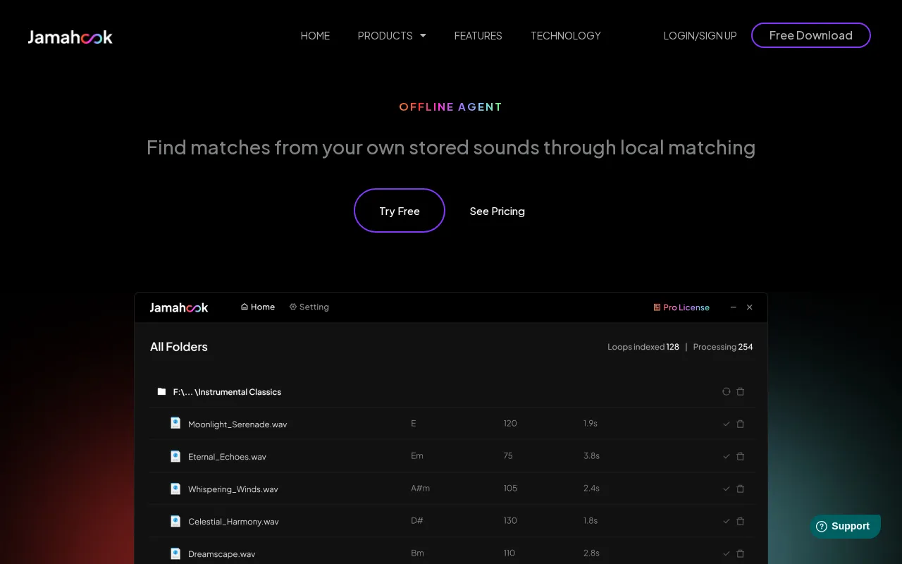 Jamahook — preview screenshot