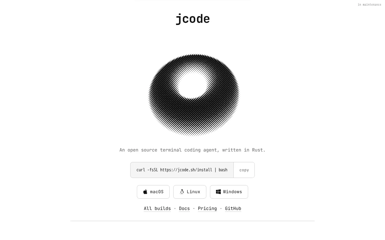 Jcode.sh — preview screenshot