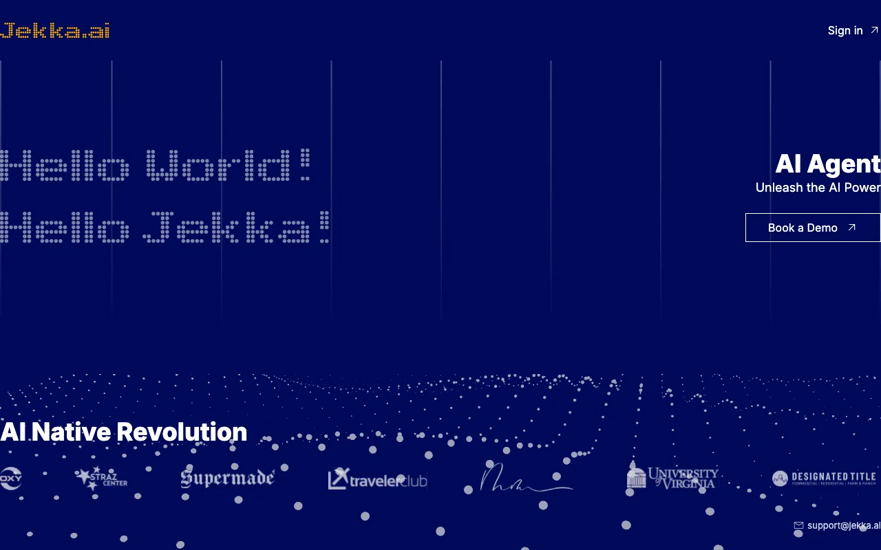 Jekka.ai Chatbot — preview screenshot