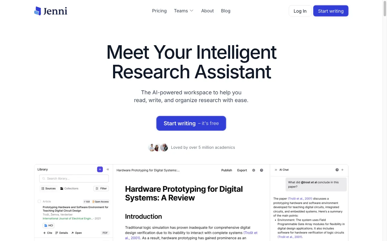 Jenni — preview screenshot