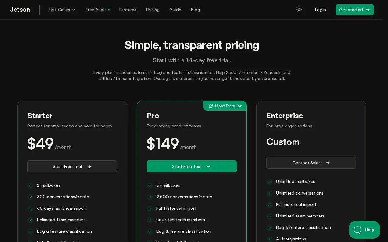 Jetson — pricing page