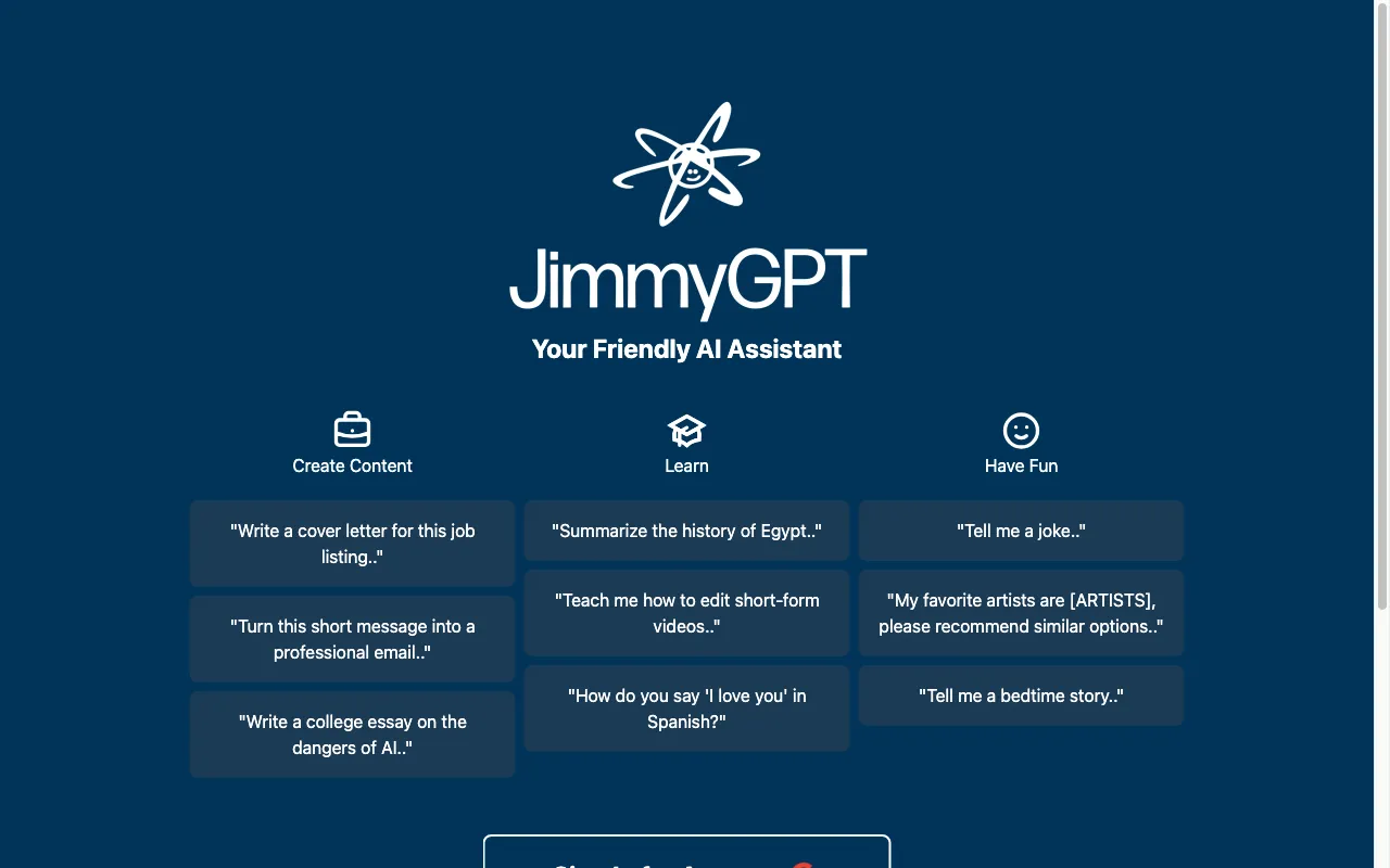 JimmyGPT — preview screenshot