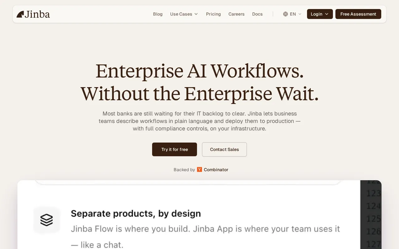 Jinba Flow — preview screenshot