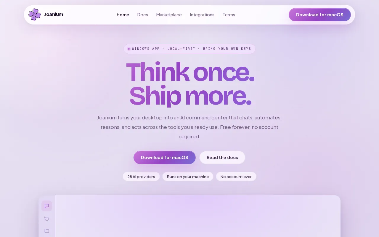Joanium — preview screenshot