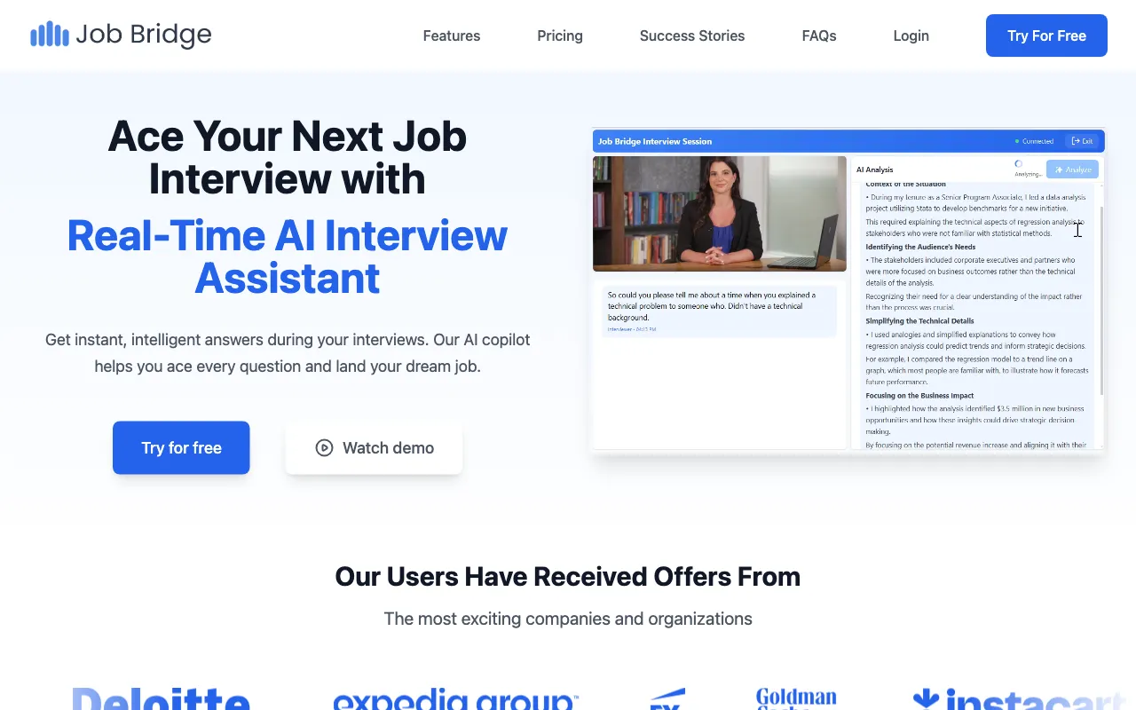 JobBridge — preview screenshot