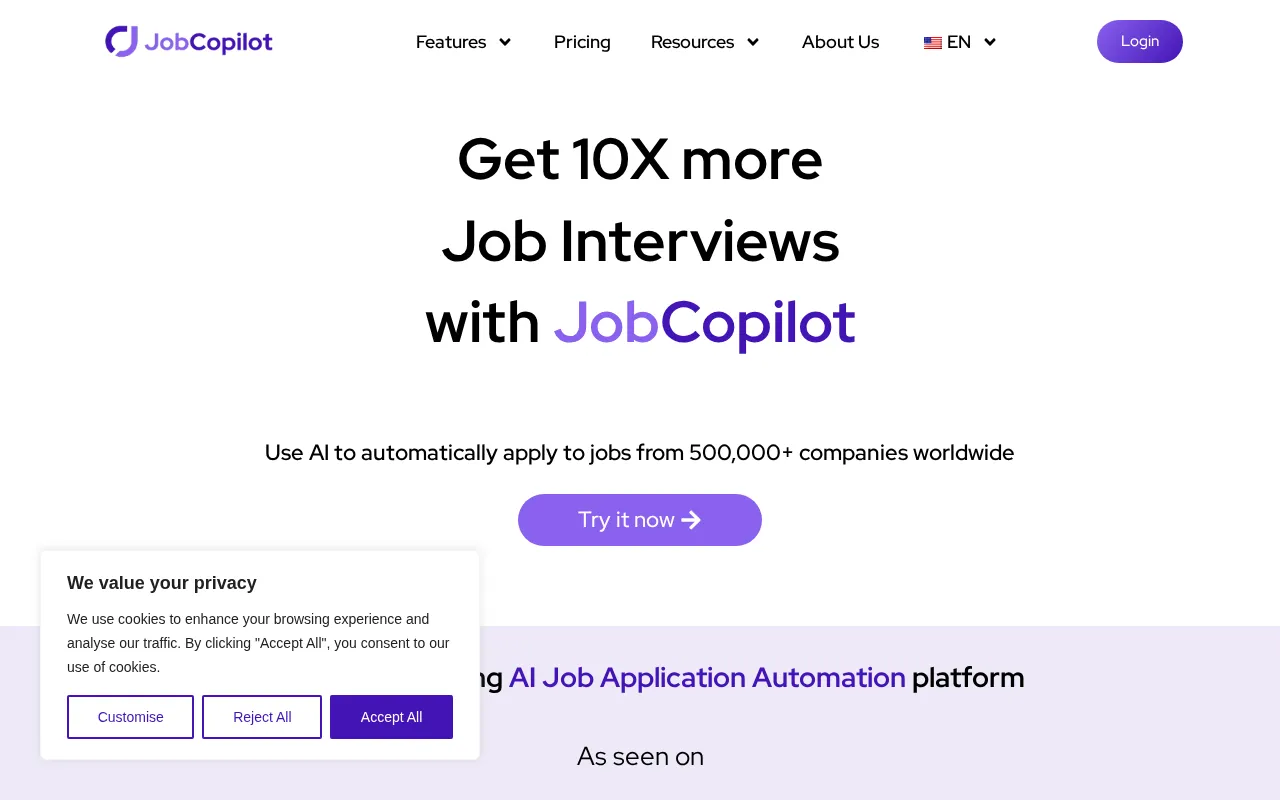 JobCopilot — preview screenshot