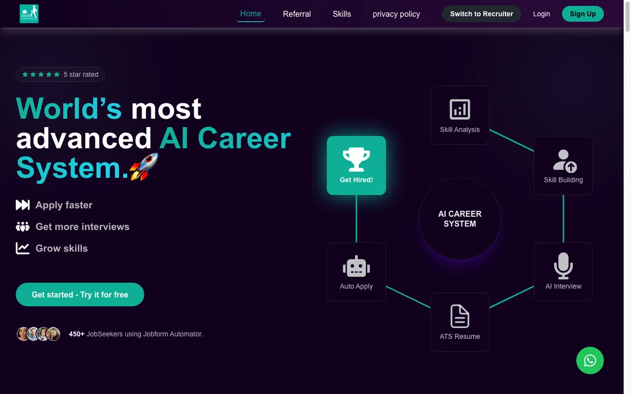 Jobform Automator — preview screenshot