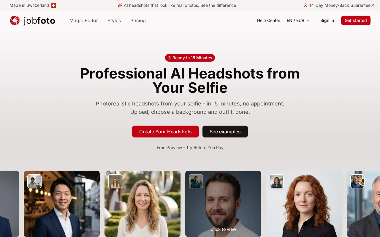 jobfoto — preview screenshot