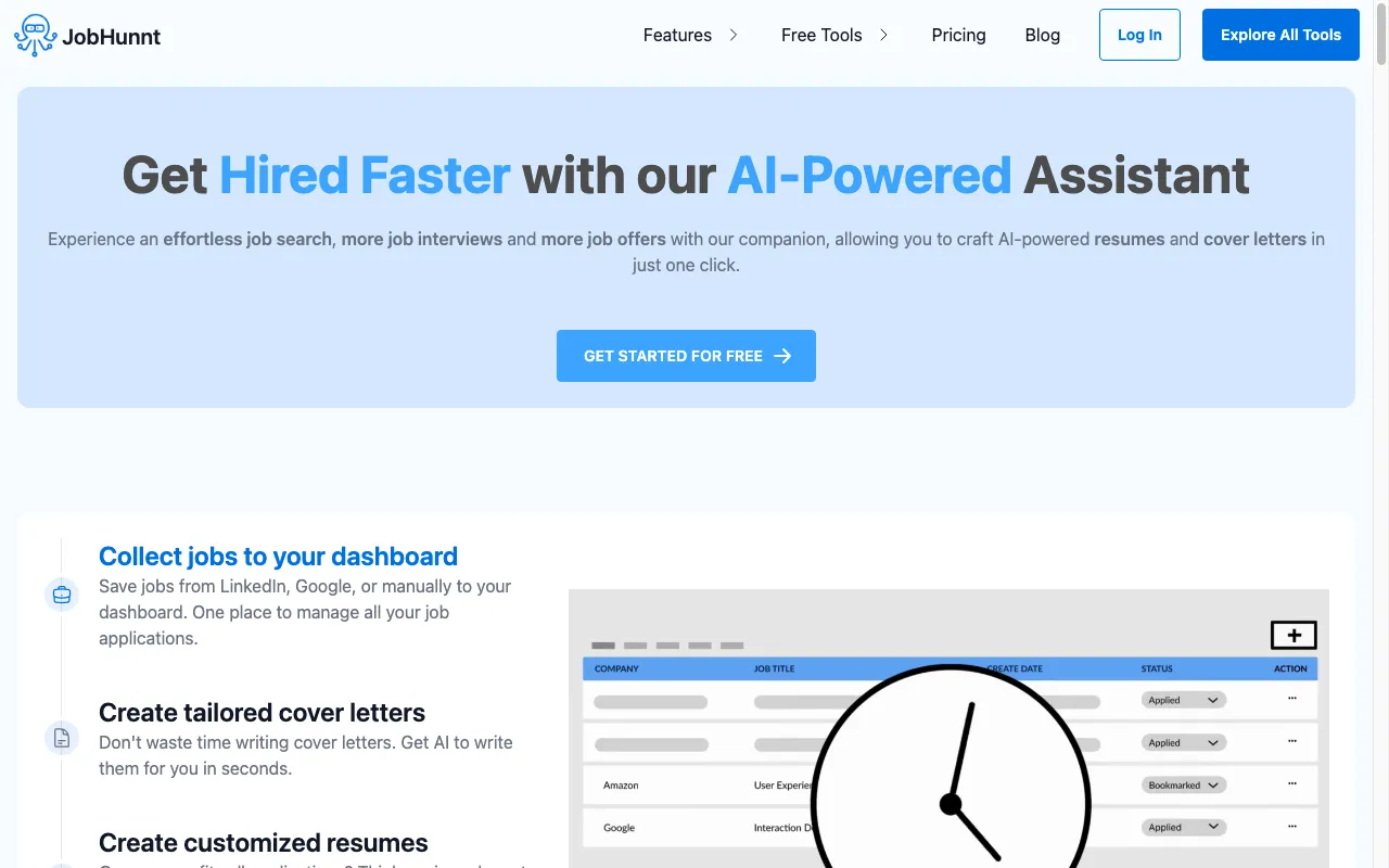 JobHunnt — preview screenshot
