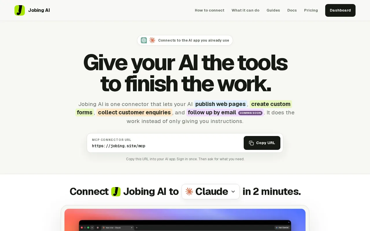 Jobing AI — preview screenshot