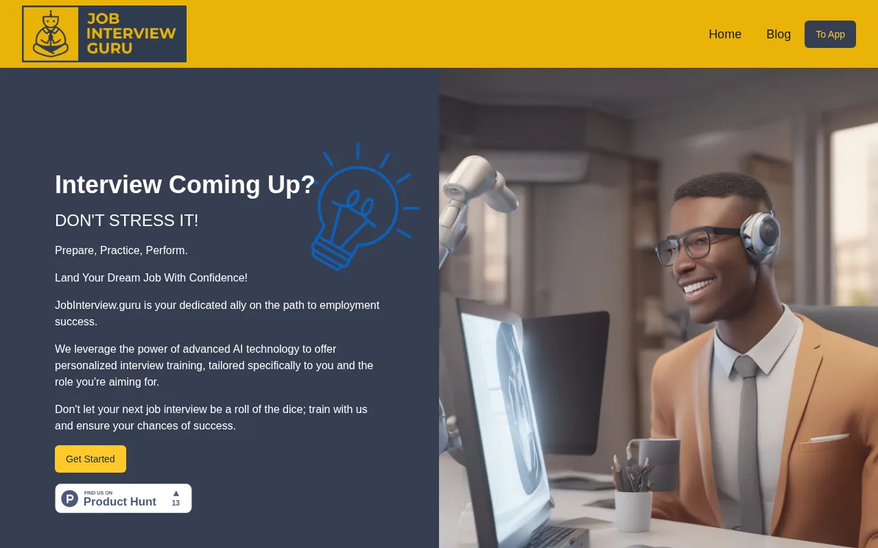 JobInterview.guru — preview screenshot