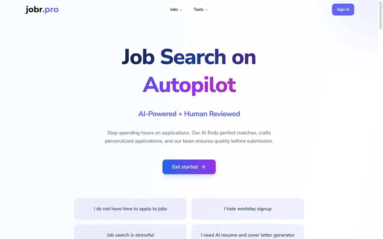 jobr.pro — preview screenshot