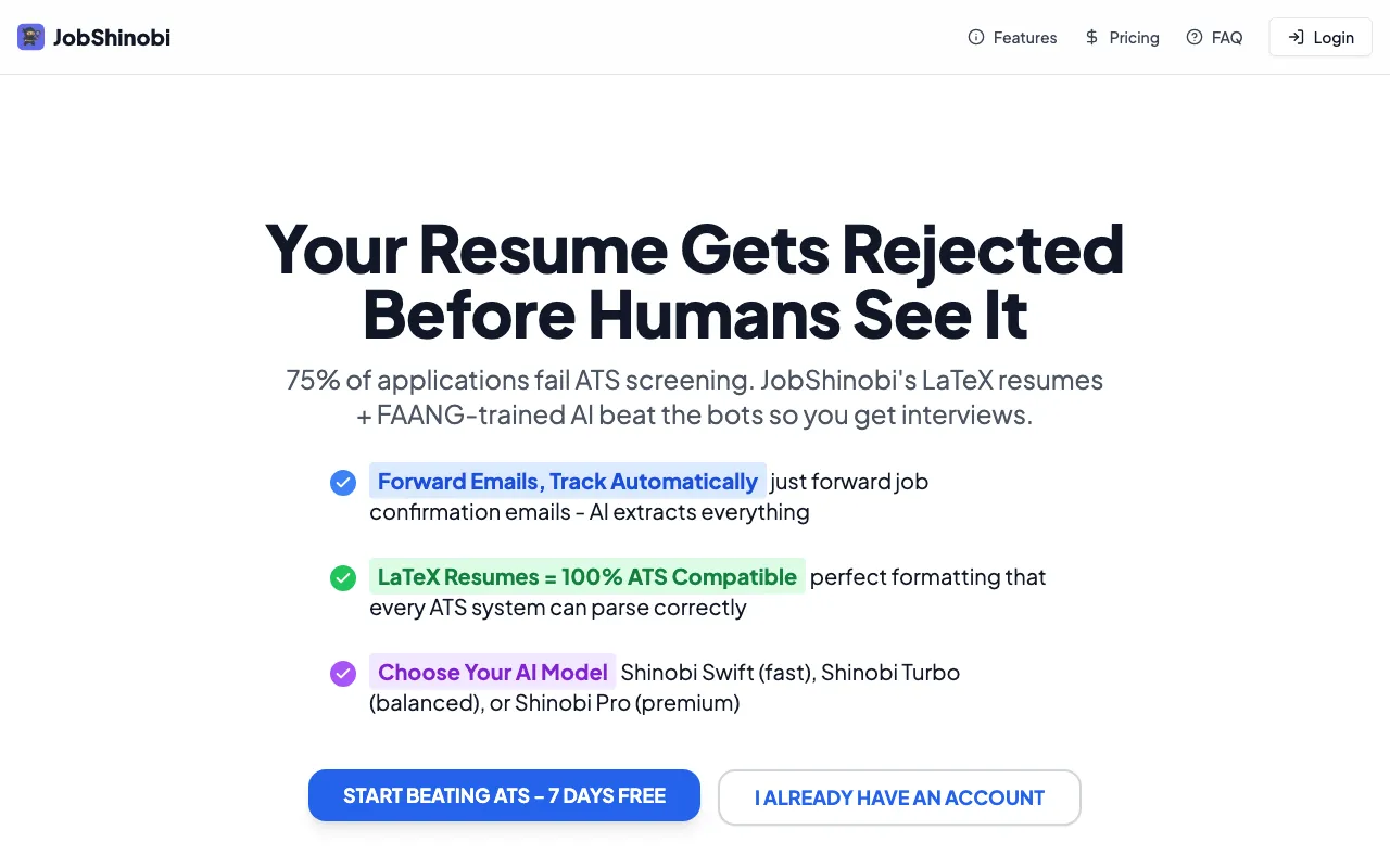 JobShinobi — preview screenshot