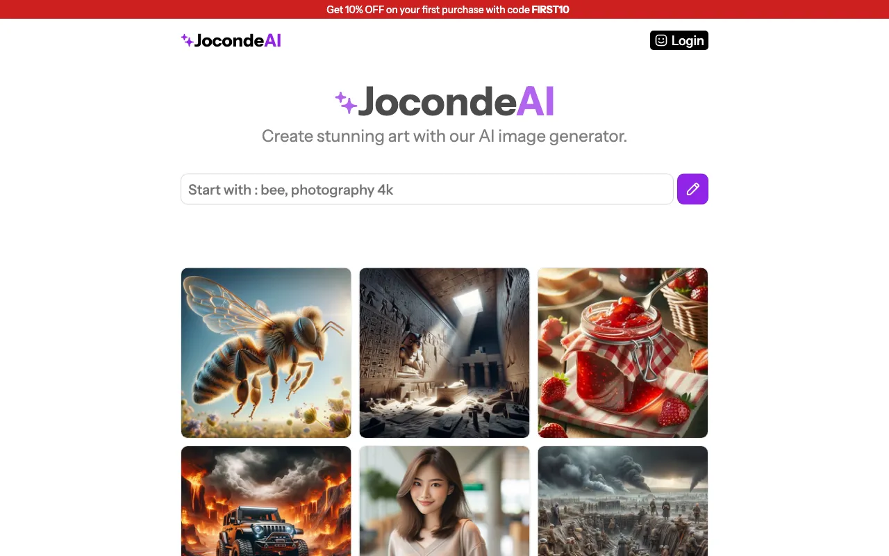 JocondeAI — preview screenshot