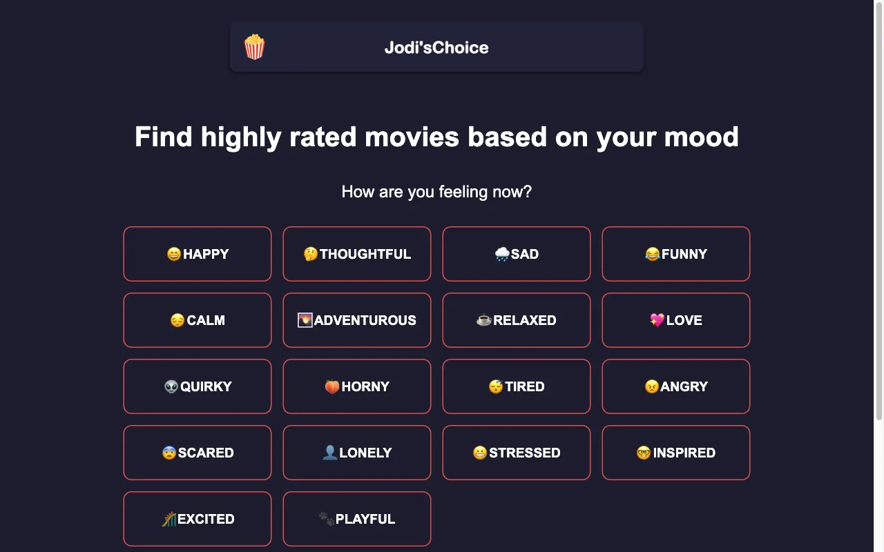 Jodi'sChoice — preview screenshot