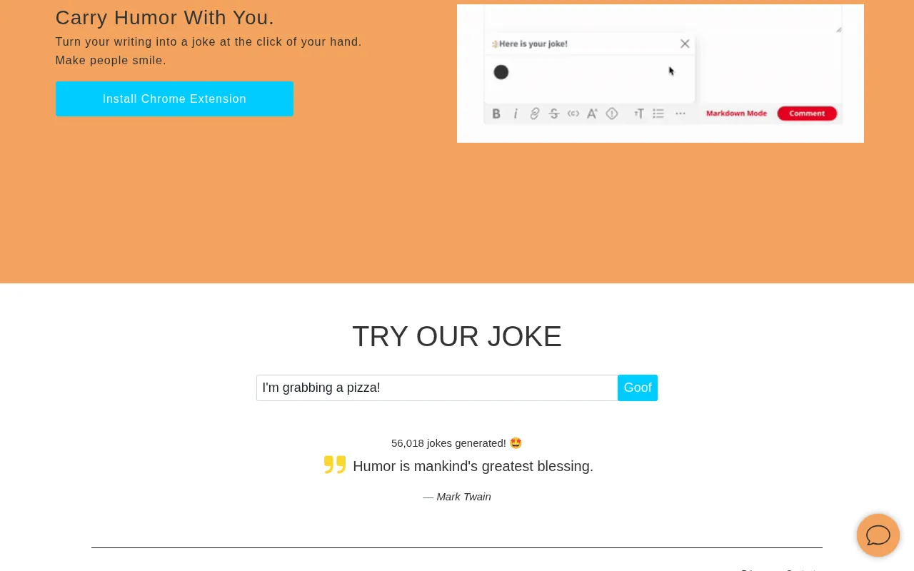 Jokelub — preview screenshot