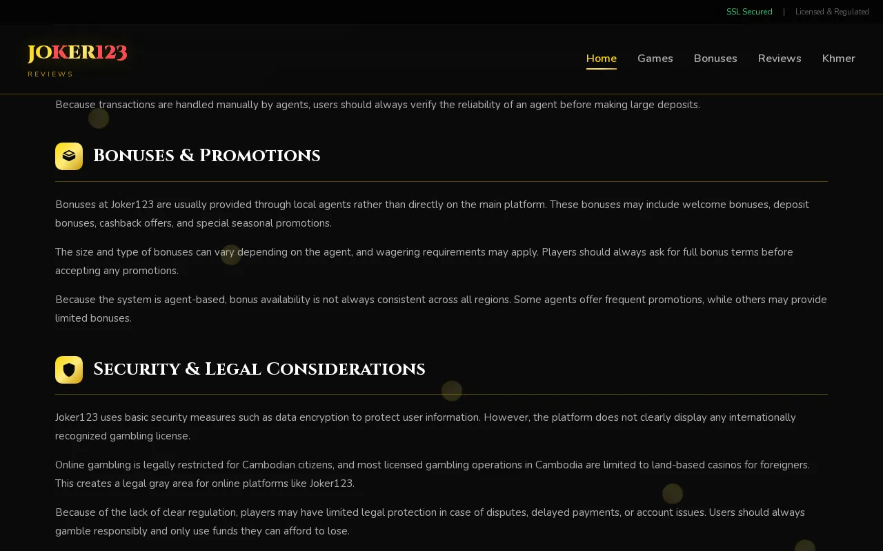 JOKER123 Reviews — pricing page