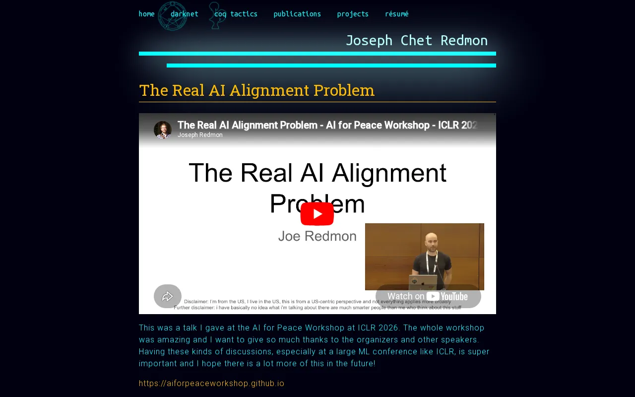 Joseph Redmon — preview screenshot