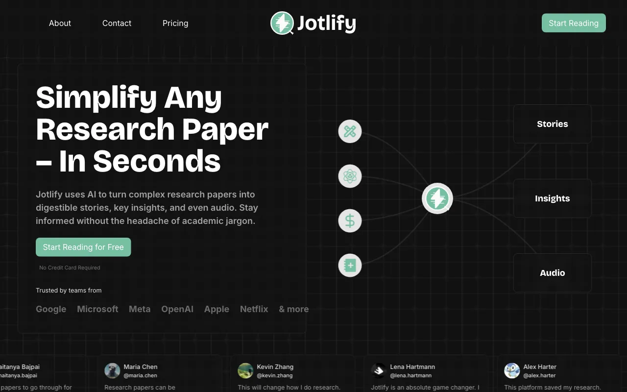 Jotlify — preview screenshot