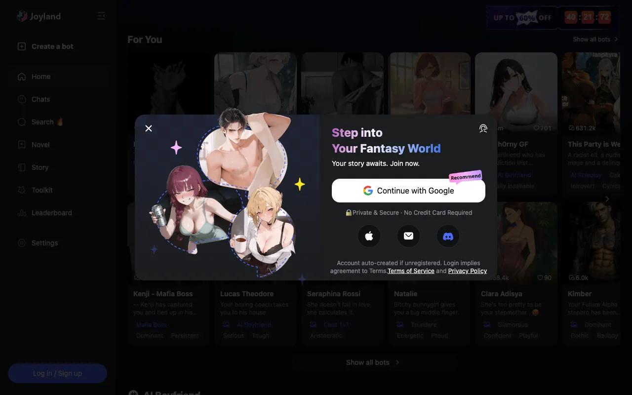 Joyland — preview screenshot