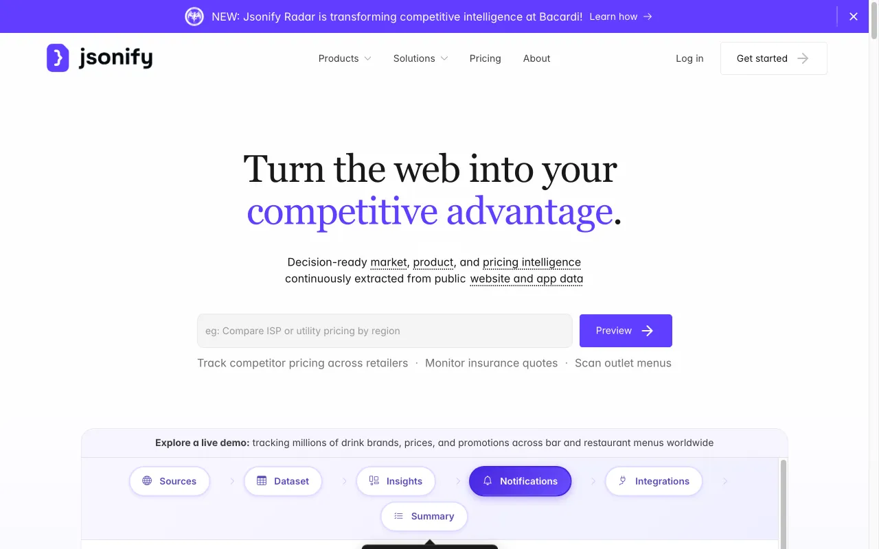 Jsonify — preview screenshot